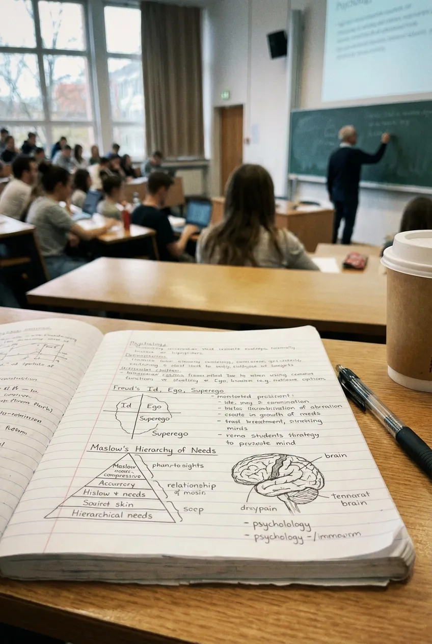 Clase universitaria de formación en psicología